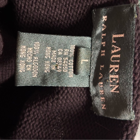 EUC Ralph Lauren Sweater, Black Ladies Large - Picture 3 of 4